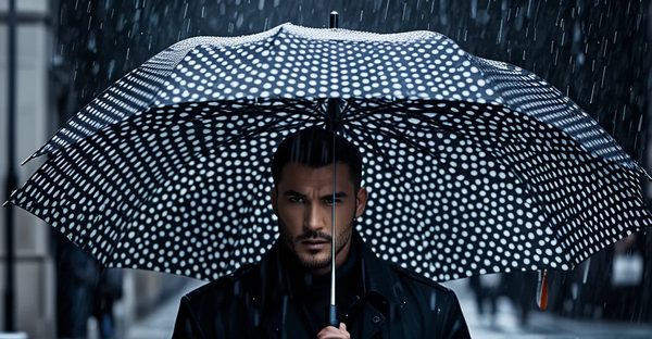 Parapluie homme : protection stylée pour chaque météo